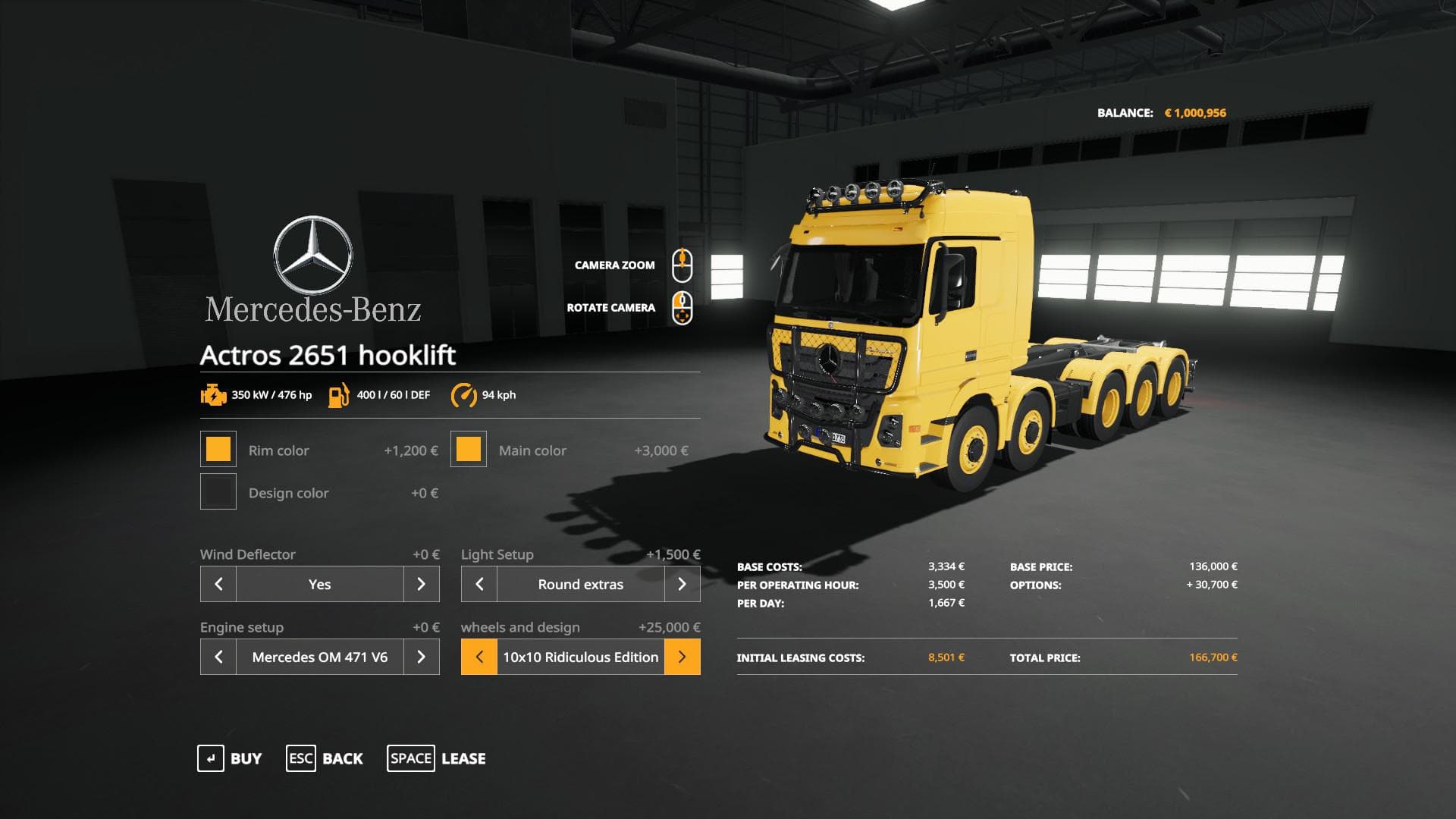 Mercedes Actros 2651 hooklift