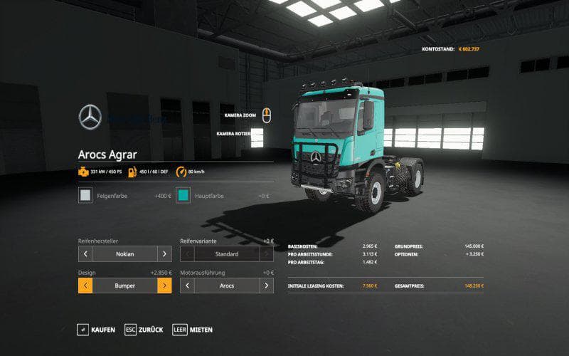Mercedes Arocs Agrar