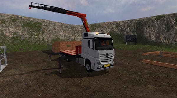 Mercedes Benz Actros mp4 plateau [MP]