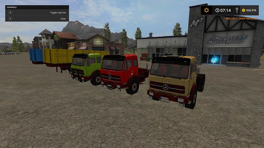 Mercedes Benz NG and trailer 3