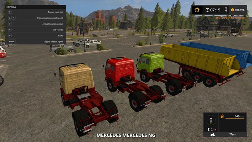 Mercedes Benz NG and trailer 2