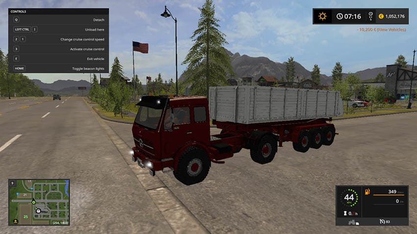 Mercedes Benz NG with tipping trailer [MP]
