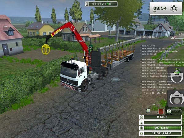 Mercedes Benz SK 2653 timber loader [SP] 3