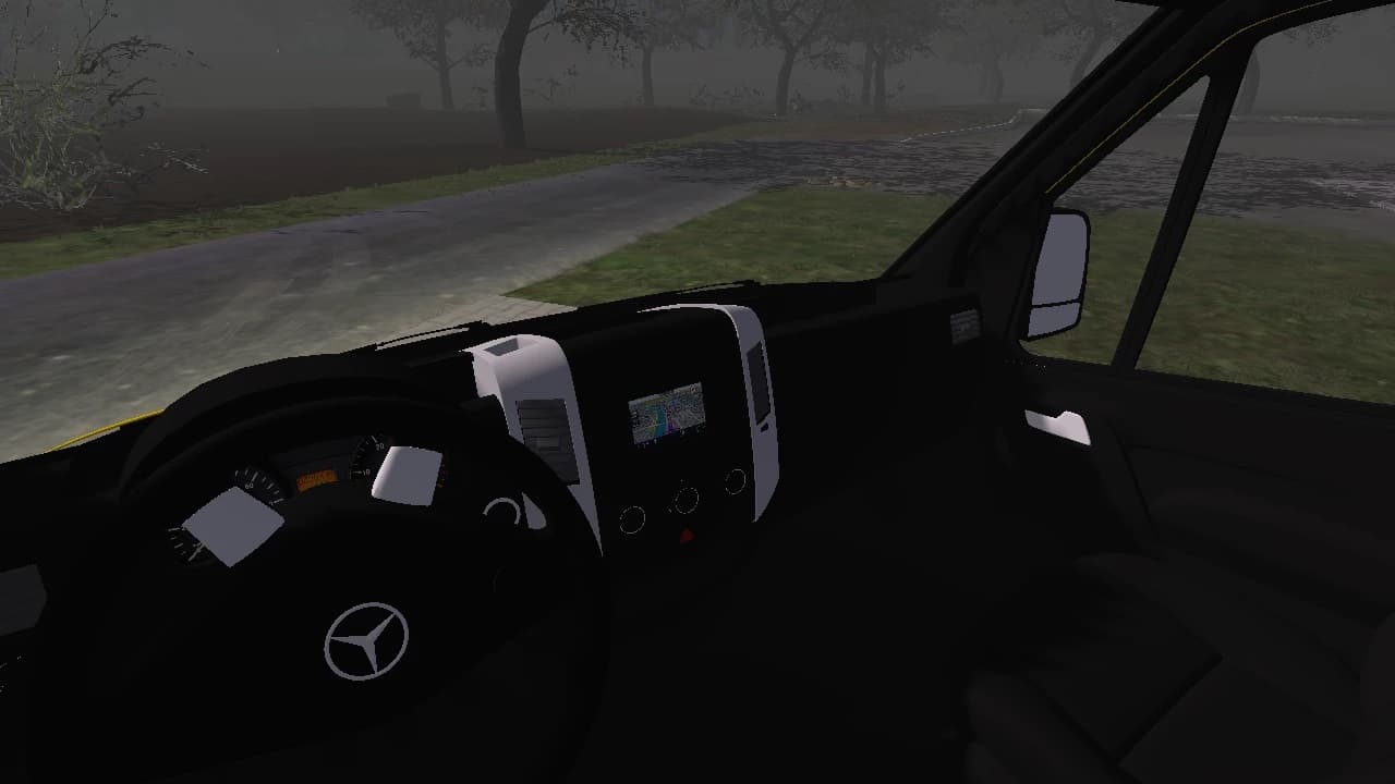 Mercedes Benz Sprinter karetka ,,N'' Noworodkowa w kolorze żółtym 3