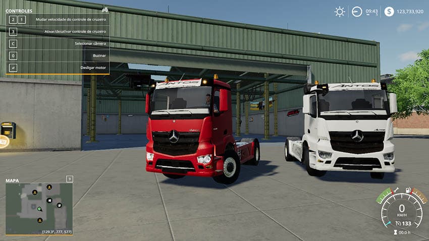 Mercedes benz antos 3245 3