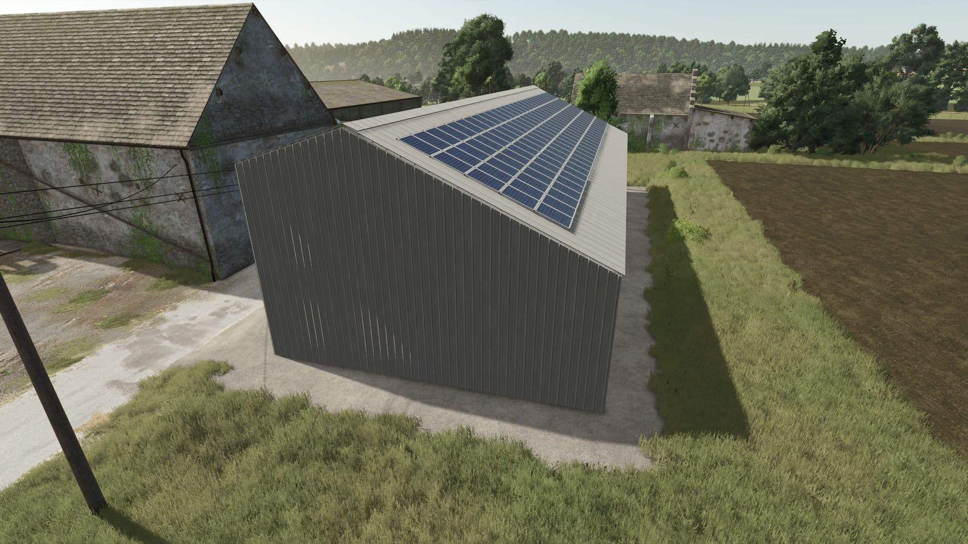 Metal agricultural shed 3
