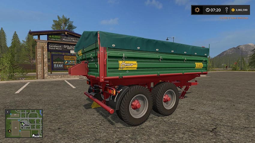 Metal trailer small