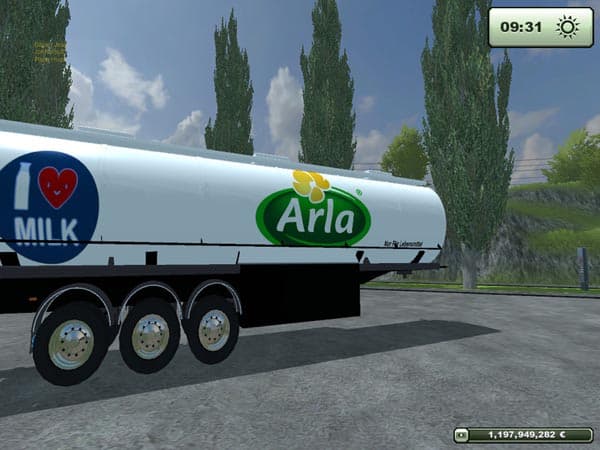 Milk trailer with ARLA Skin [MP]