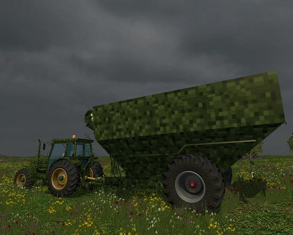 Minecraft tractor trailer [MP]