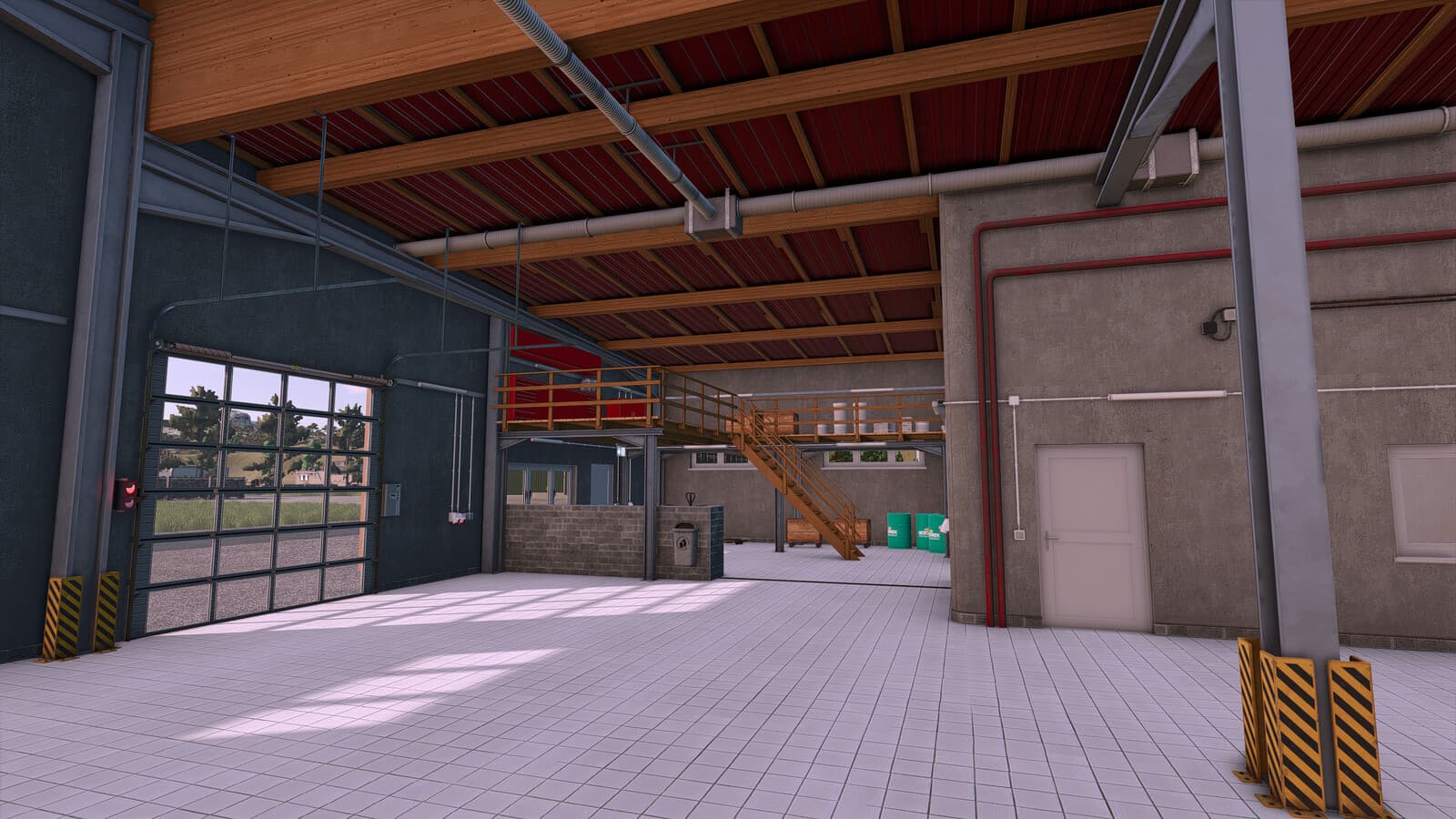 Modern German Village Fire Station 3