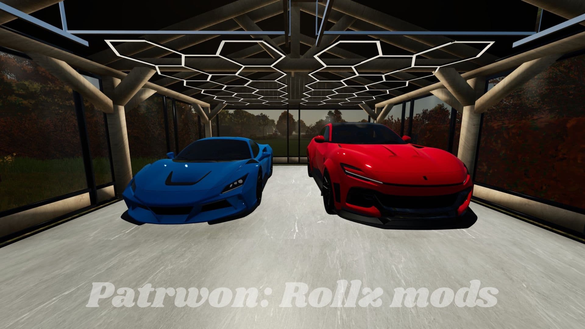 Modern car garage 2