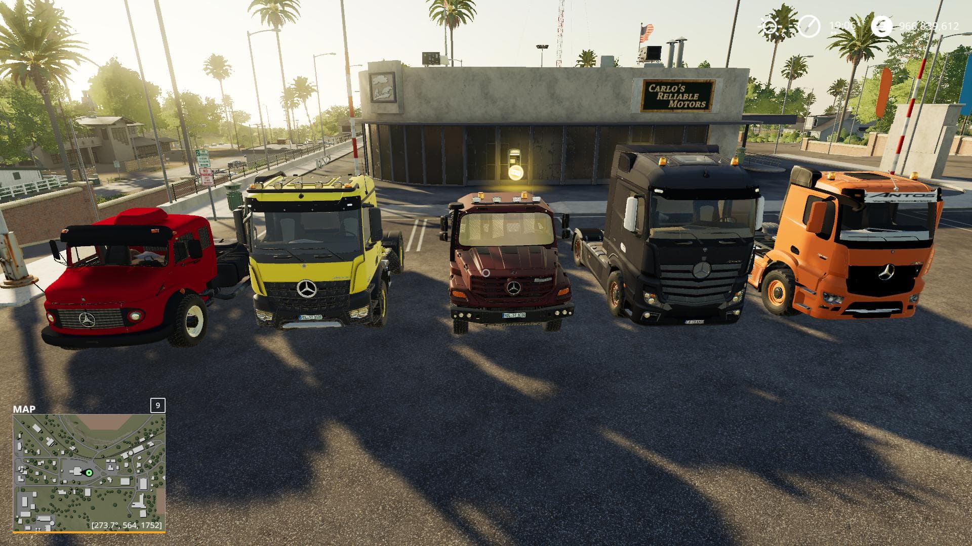 Mods Pack - Mercedes Trucks Pack