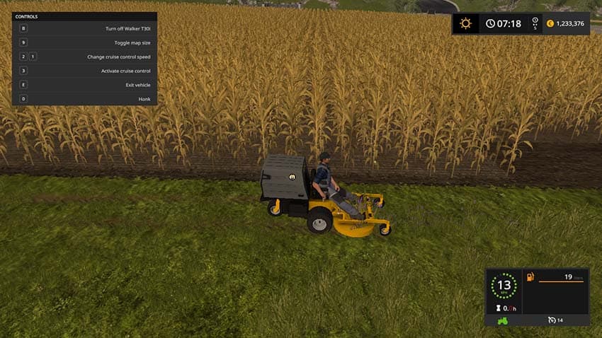 Mower Pack With Wright Staners