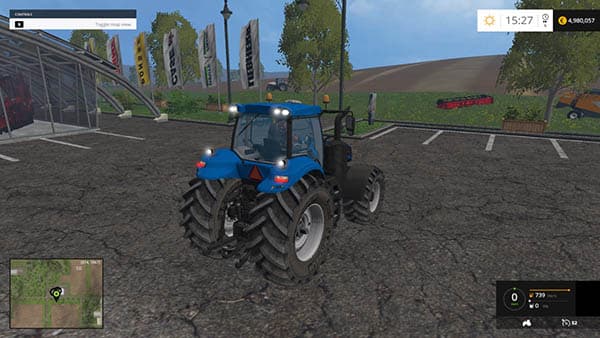 NEW HOLLAND T8 320 WASHABLE 2