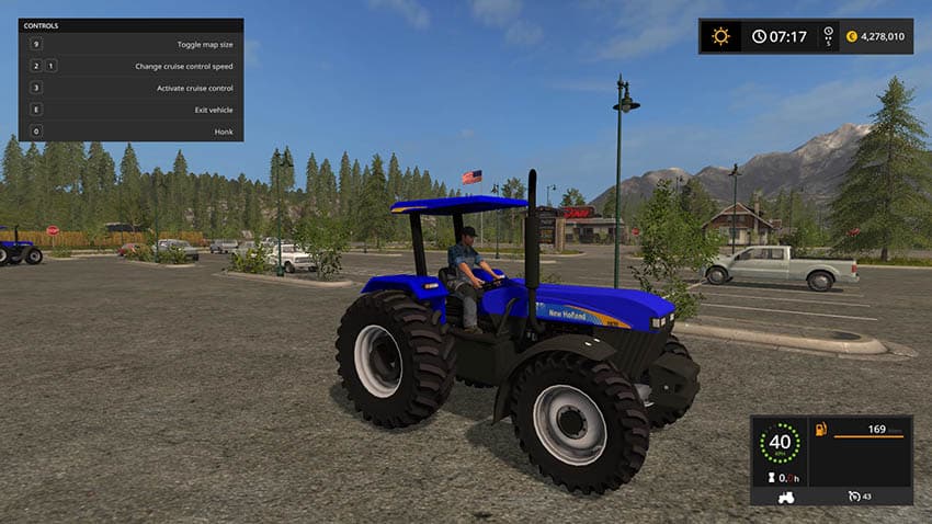 New Holland 7630 + MF 292 BR