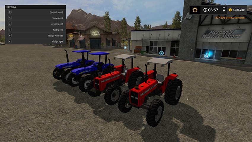 New Holland 7630 + MF 292 BR 3