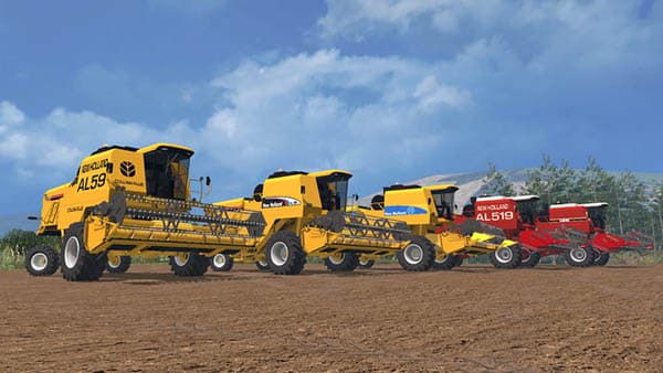 New Holland AL Pack - Autoleveling Combines [MP] 3