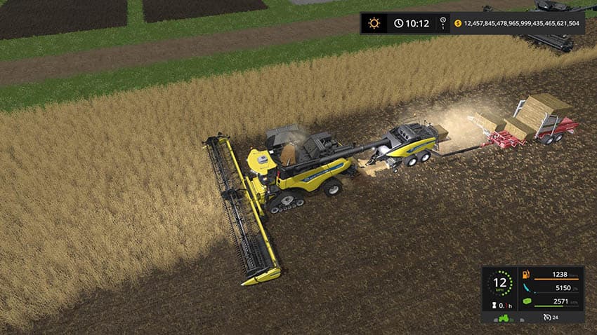New Holland CR10 90 Pack & Baler Update fix