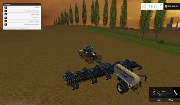 New Holland P2050 Air Drill seeder