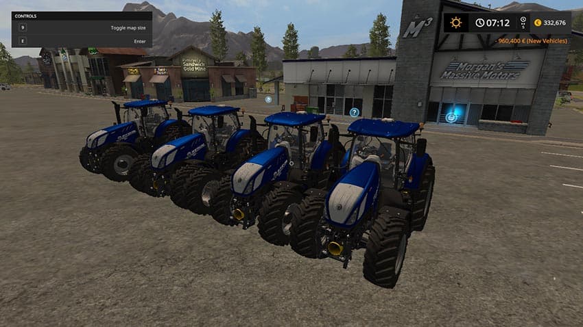New Holland T7 HD Blue Power 3