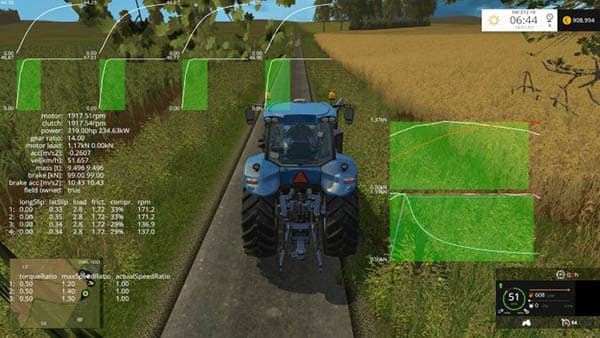 New Holland T8.320 Real Engine