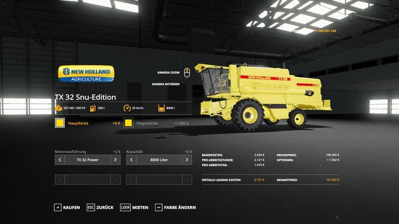 New Holland TX32 SnuEdition