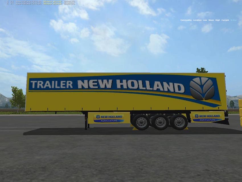 New Holland Yellow 3and1 3