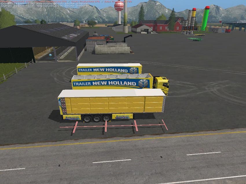 New Holland Yellow 3and1 2