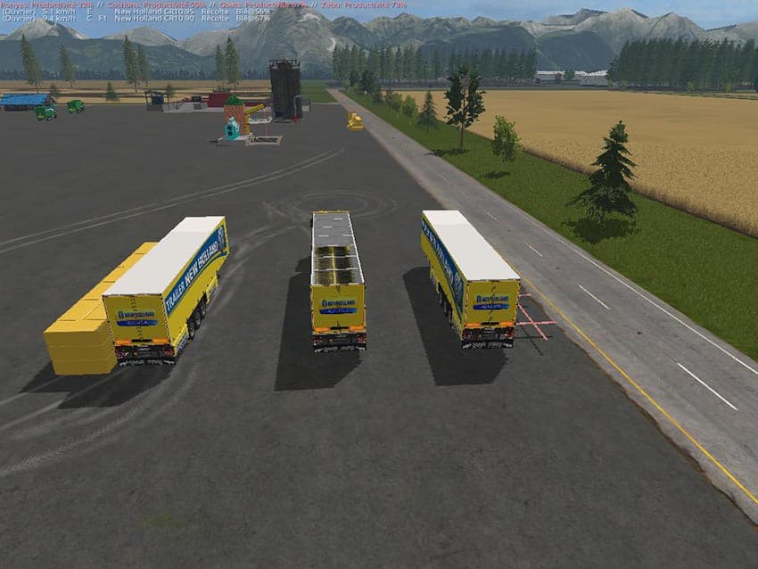 New Holland Yellow 3and1