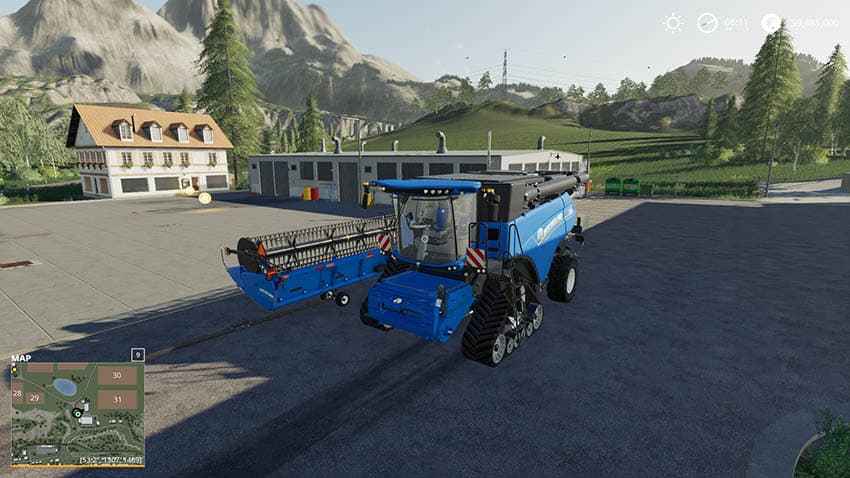 New Holland cr1090 &amp; superflex 45ft 3
