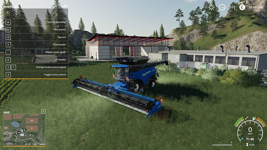 New Holland cr1090 &amp; superflex 45ft