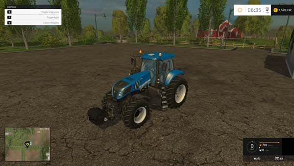 New Holland T8.435 + NH Weight 2