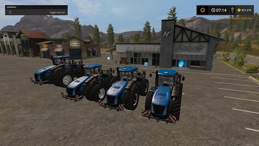 New holland T9 with drilling tires [MP] 3