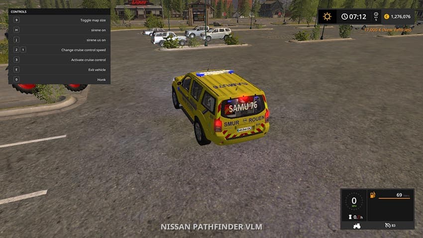 Nissan Pathfinder vlm samu 2