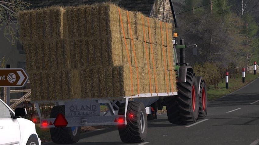 Oland HV72 Bale Trailer
