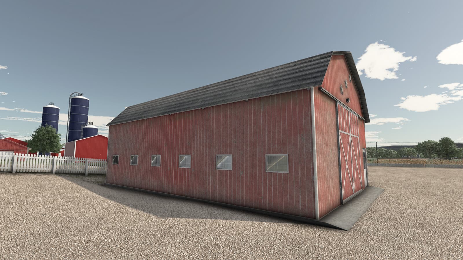 Old Barn With Flag 3