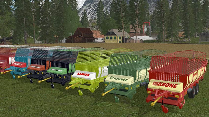 Old Forage Wagons Tandem 3