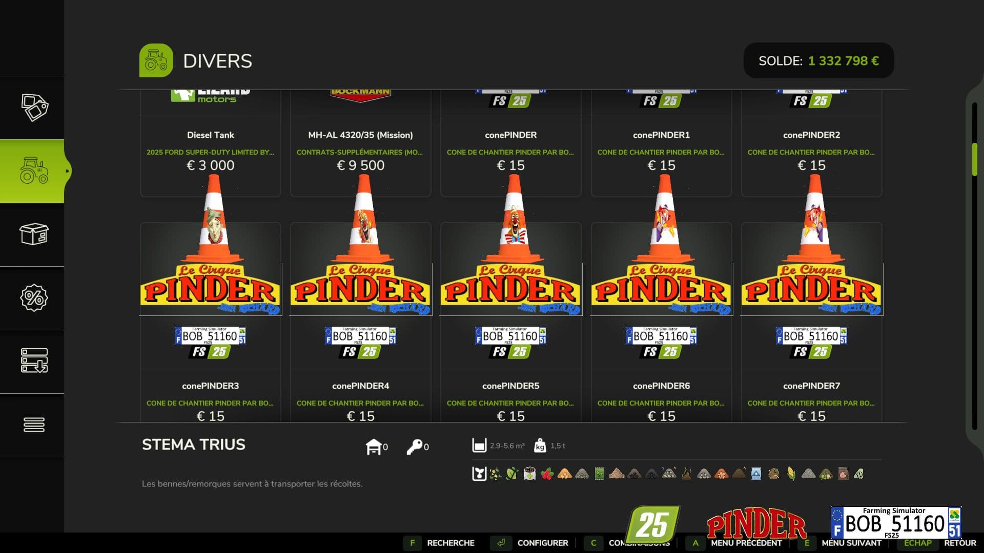 PINDER construction cone 6