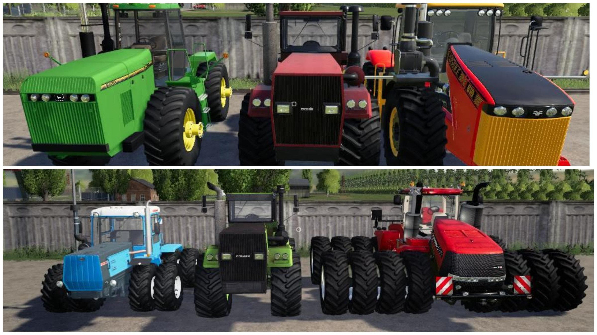 Pack POWERFUL TRACTORS
