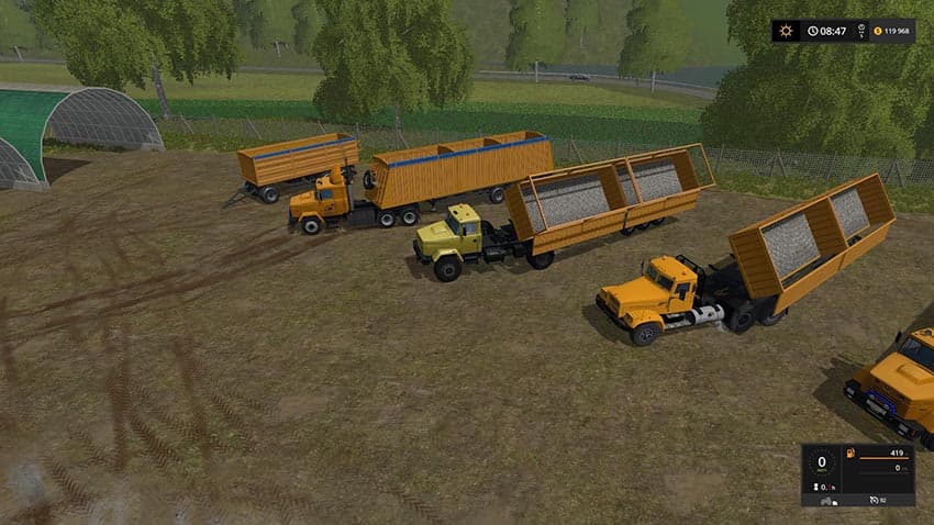 Pack Semi trailers + KraZ