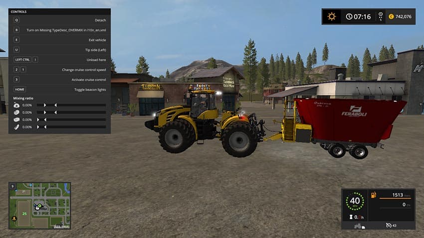 Pack feraboli OVERMIX 2TH-21 ccm [MP]