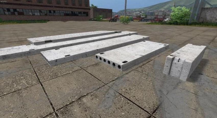 Pack of concrete slabs .0b 2