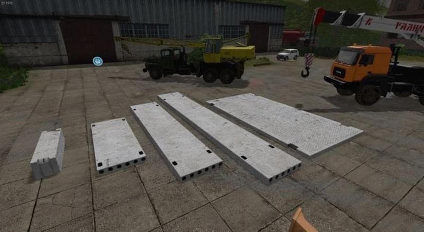 Pack of concrete slabs .0b