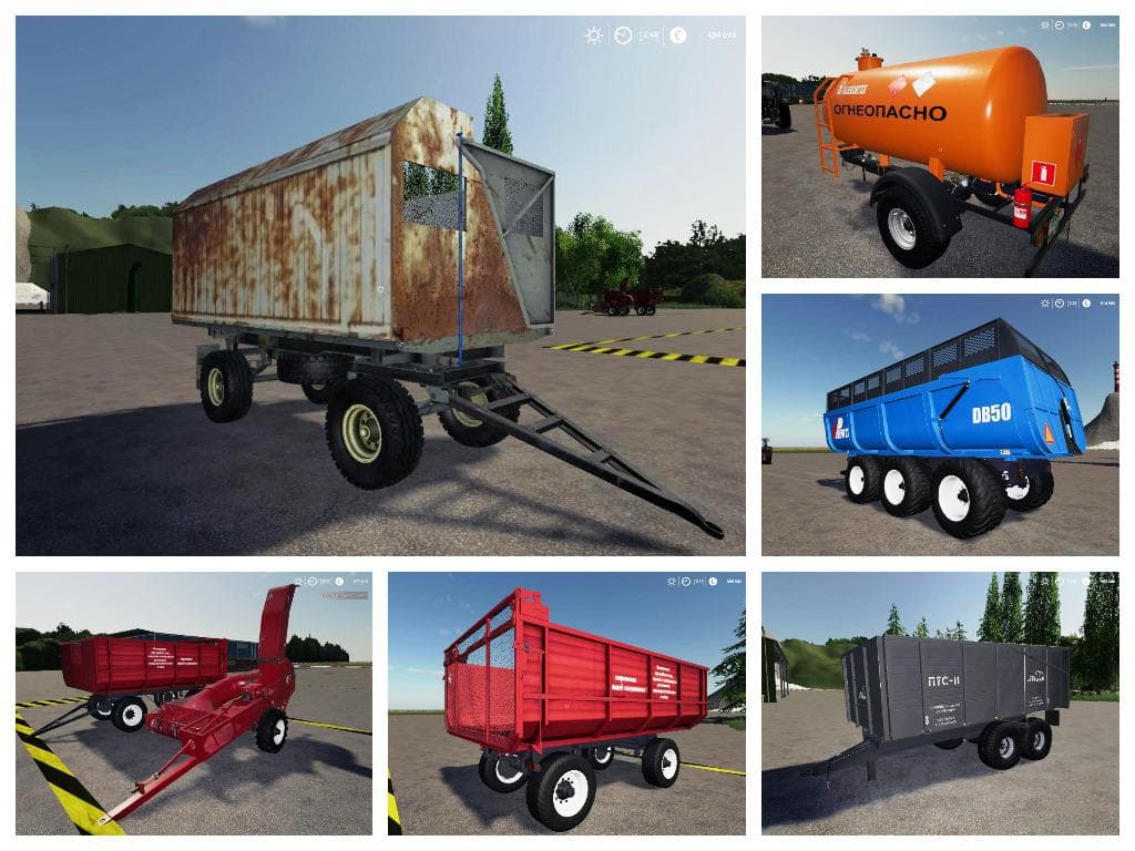 Pack trailers for tractor 3