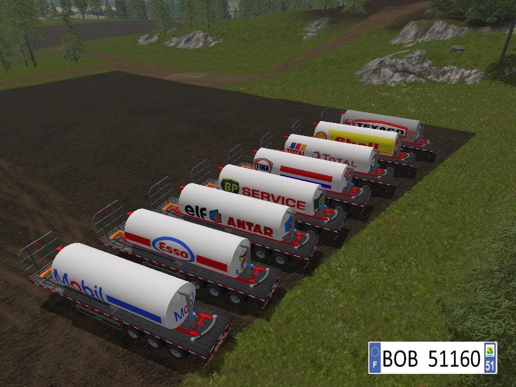 Packs 8 Trailers Fuel