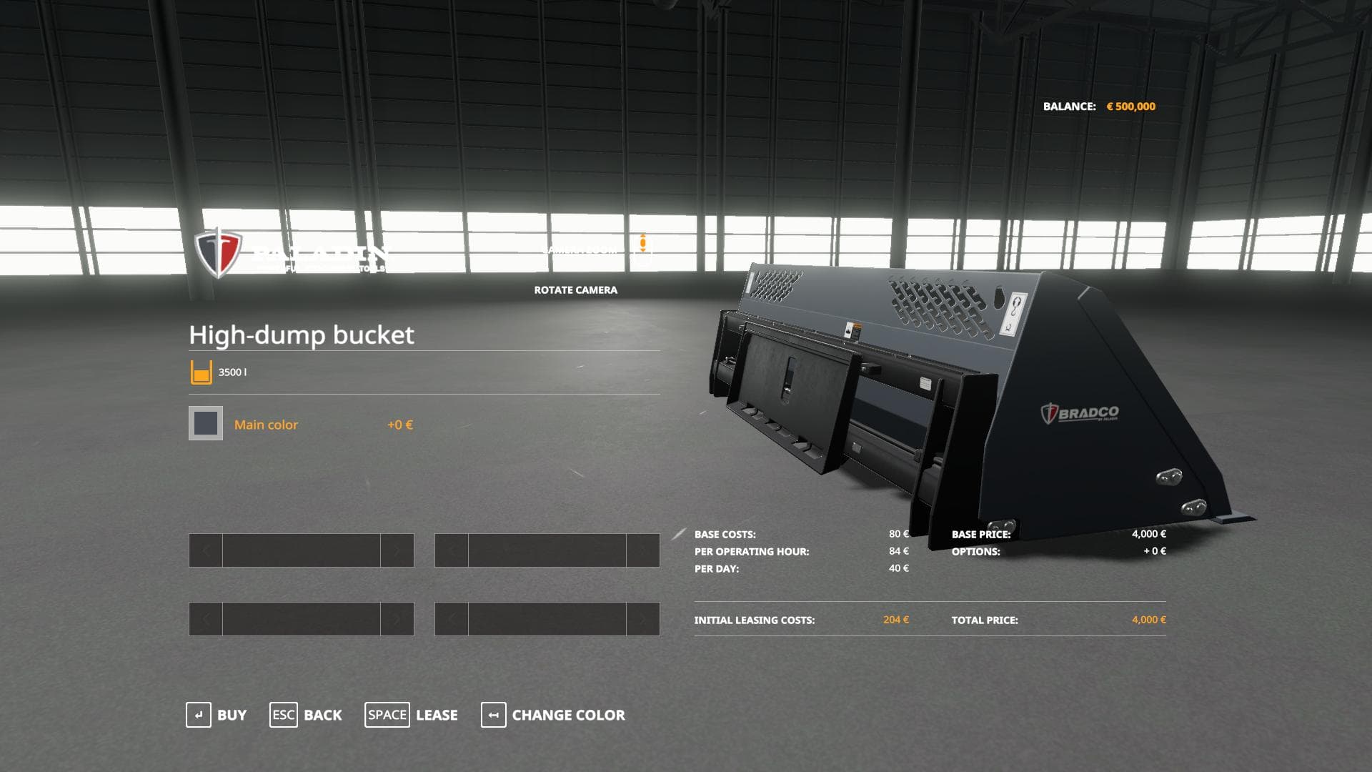 Paladin High Dump Bucket