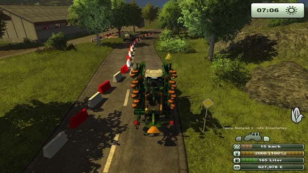 Panneau travaux placable [MP]
