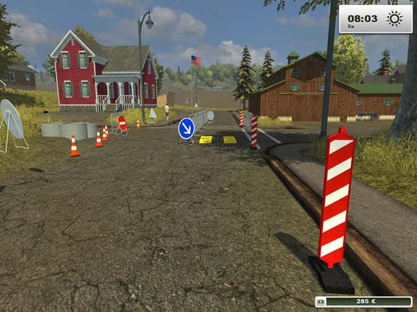 Panneau travaux placable [MP] 3