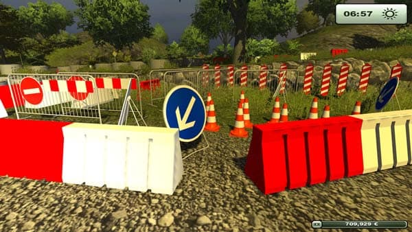 Panneau travaux placable [MP] 2