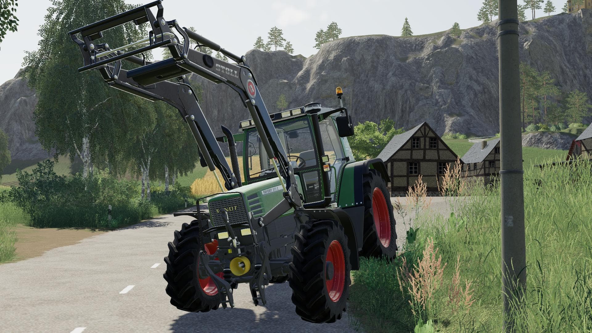Pendelachse trotz Frontlader